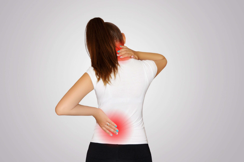 What happens to bone density in menopause?