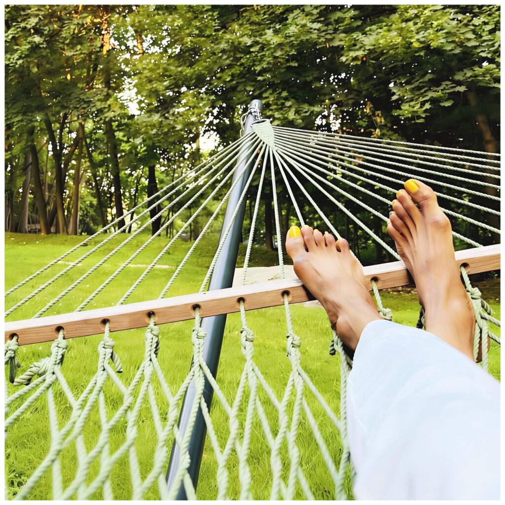 michelle wagman on hammock