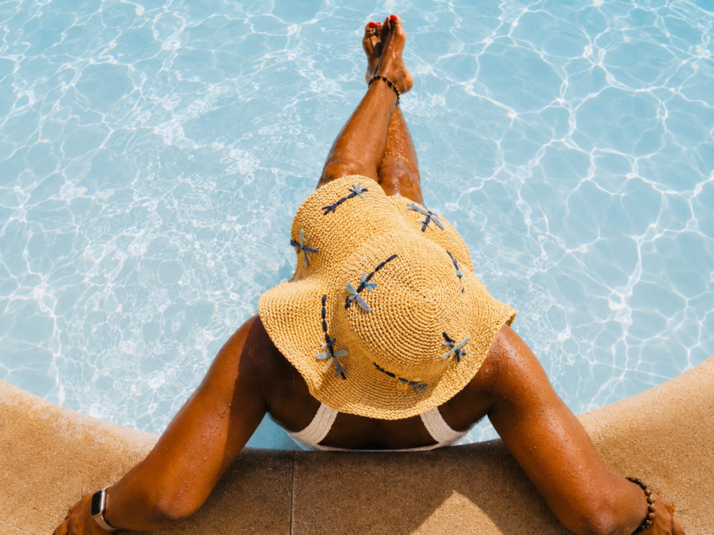 michelle wagman by pool
