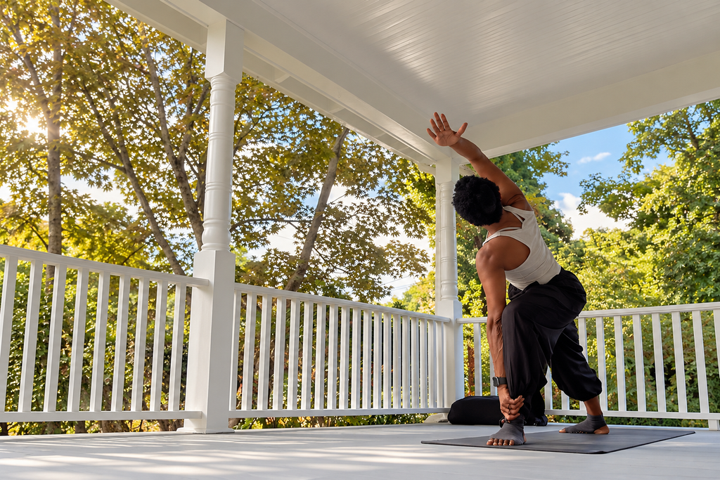 michelle wagman extended side angle pose